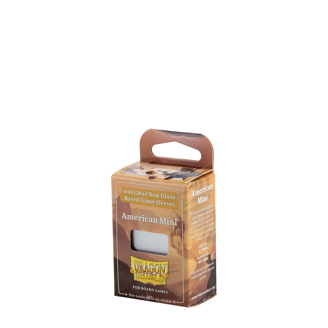 American Mini - Clear/Non-Glare - Board Game Sleeves