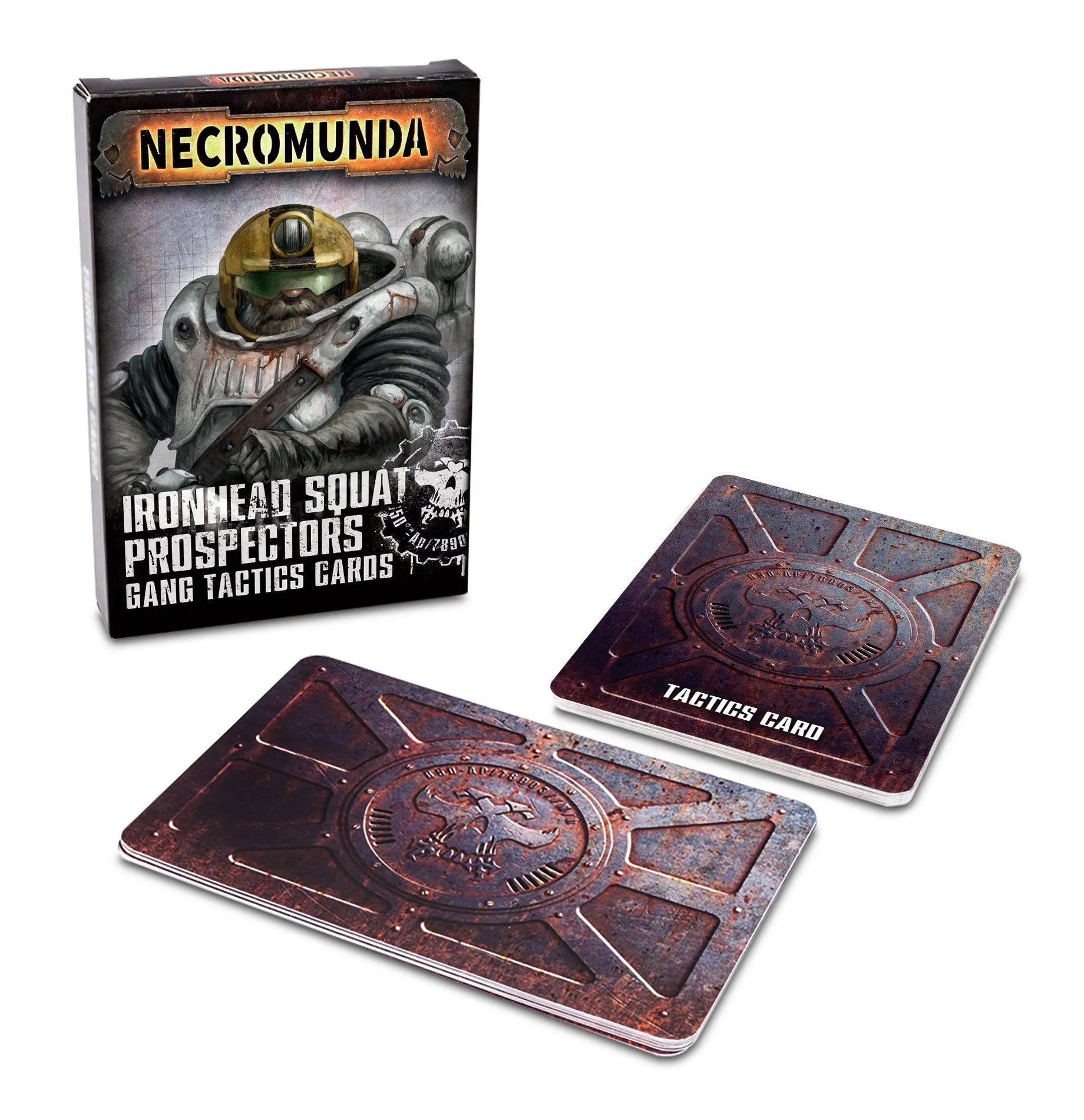 Ironhead Squad Prospectors Gang Tactics Cards | Necromunda – ZZGames.dk