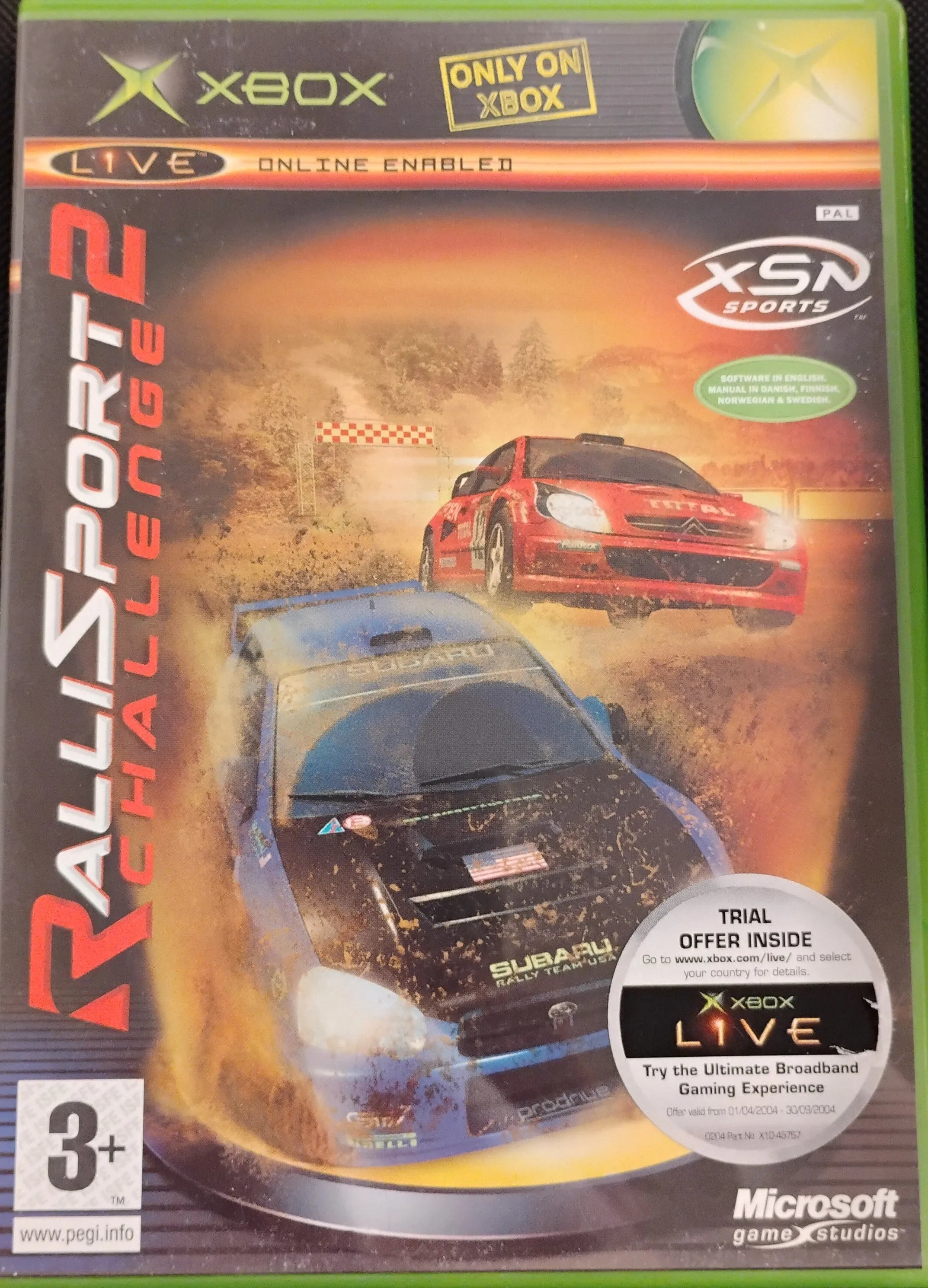 Racing Xbox Challenge Rallisport Challenge Game Rallisport