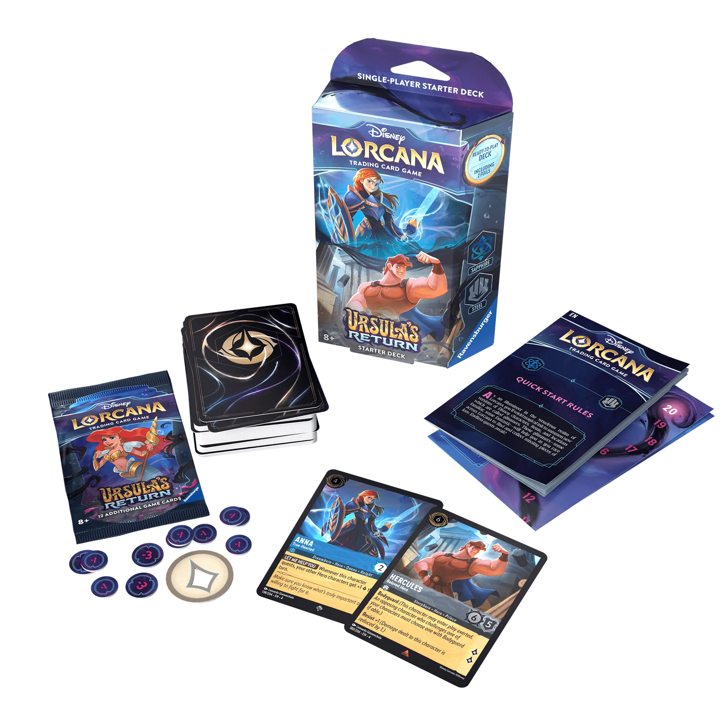 Ursula's Return - Starter Deck (Sapphire / Steel) - ZZGames.dk
