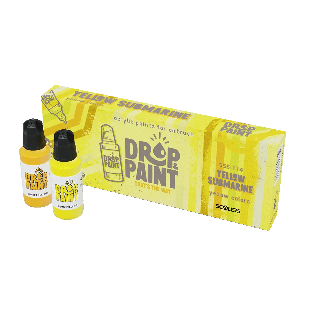 Yellow Submarine (DROP & PAINT) - ZZGames.dk