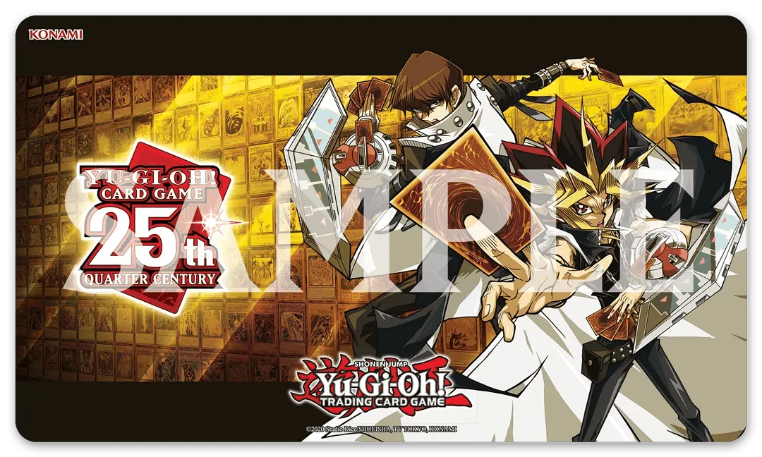 Yugi & Kaiba Quarter Century Game Mat - ZZGames.dk
