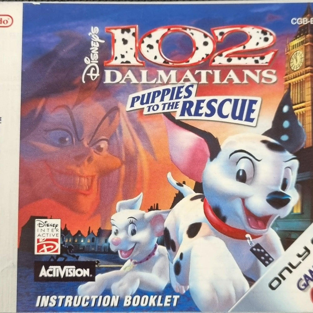 102 Dalmatians Puppies To The Rescue manual (UKV) - ZZGames.dk
