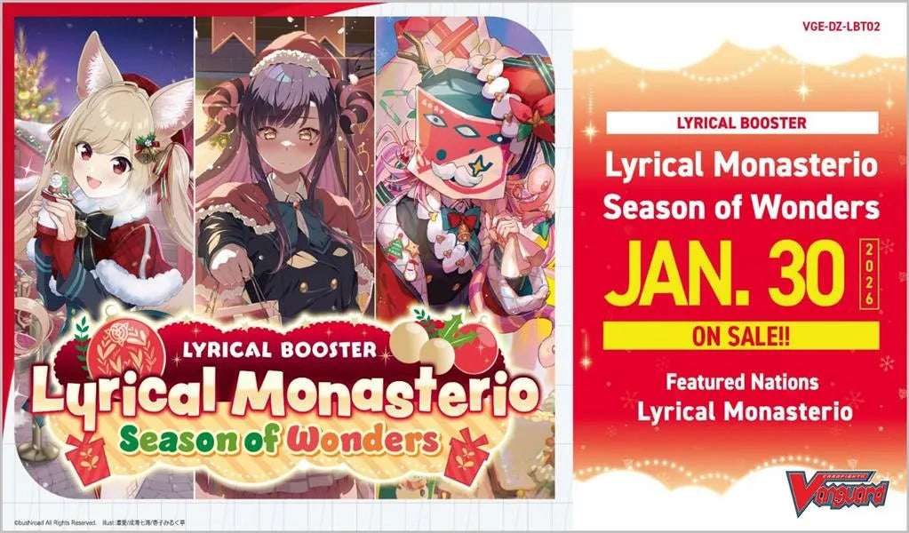 Cardfight!! Vanguard - Lyrical Monasterio Season of Wonders Lyrical Booster Display