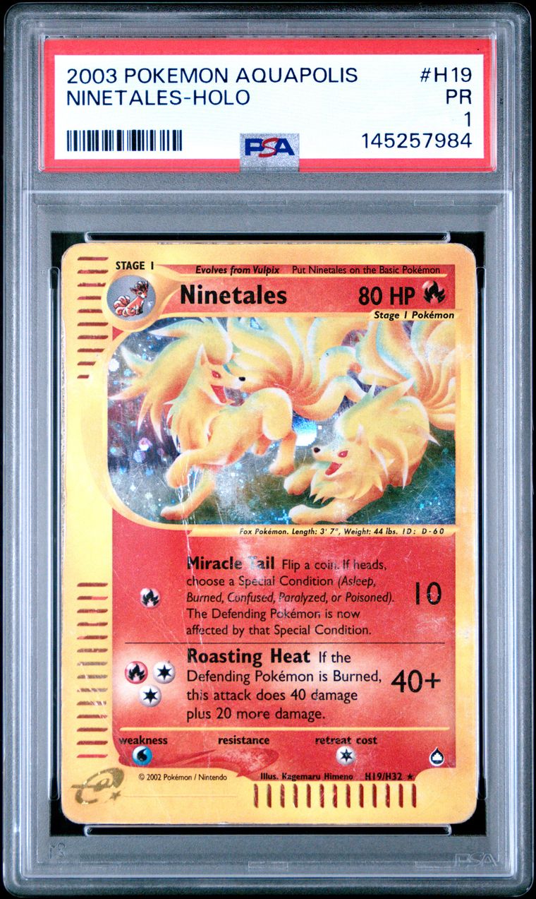 
                  
                    Pokémon Aquapolis – Ninetales (Holo) H19
                  
                