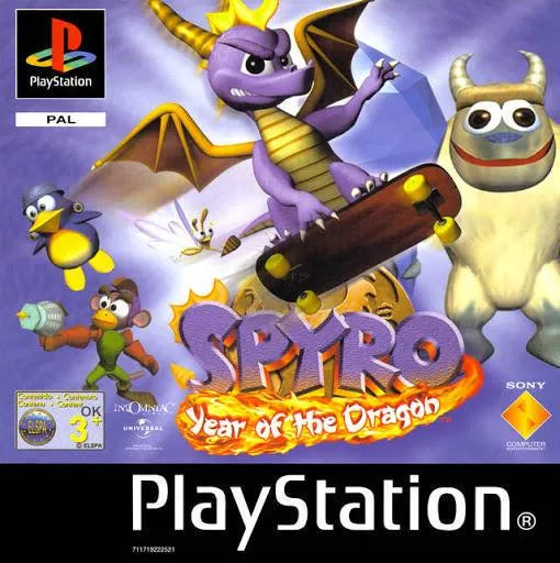 Spyro Year of the Dragon (cover Mangler)