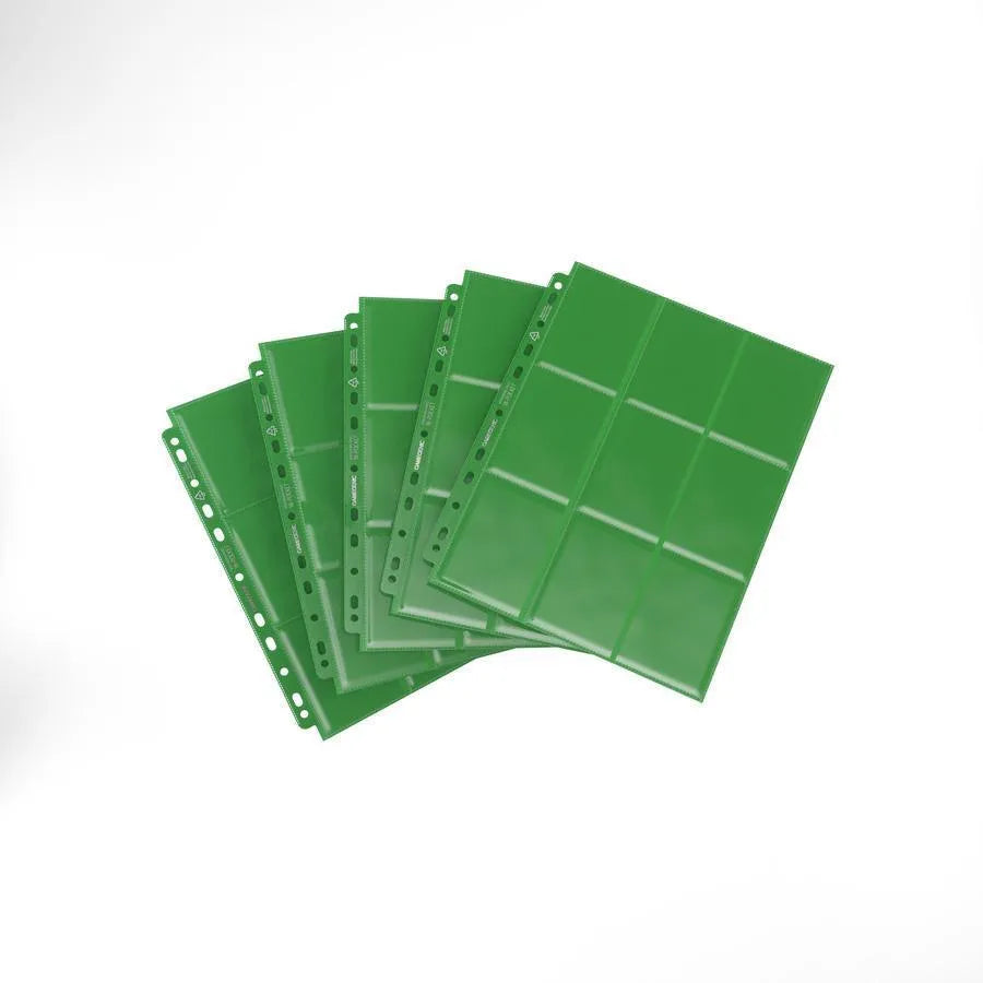 18-Pocket Pages Sideloading Green (10 pcs) - ZZGames.dk