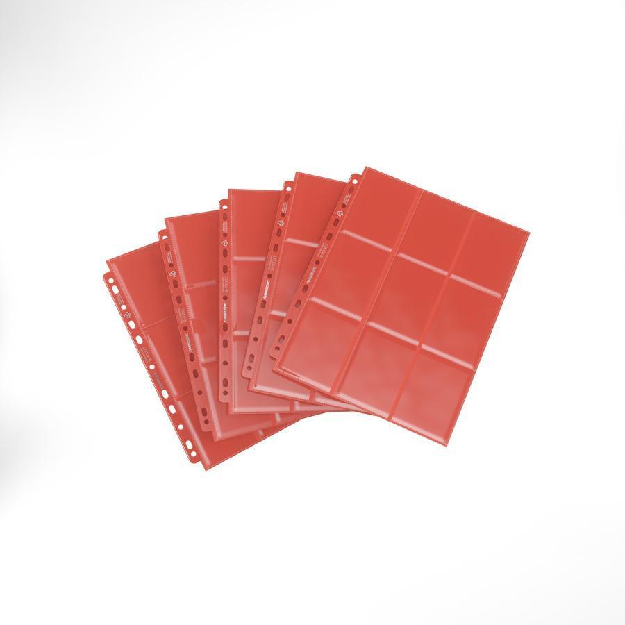 18-Pocket Pages Sideloading Red (50 pcs) - ZZGames.dk
