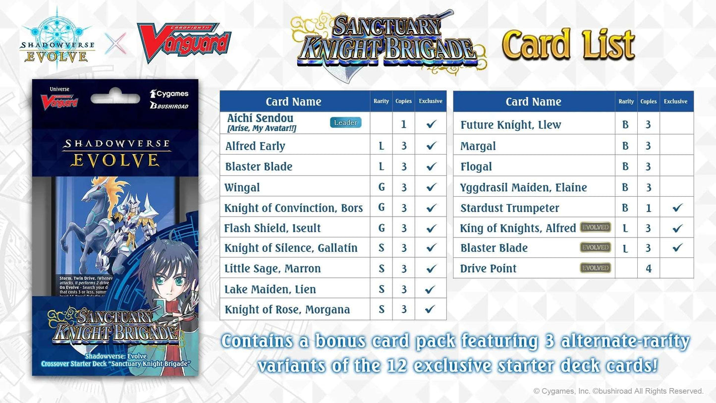 Crossover Starter Deck: Sanctuary Knight Brigade [CSD03a]