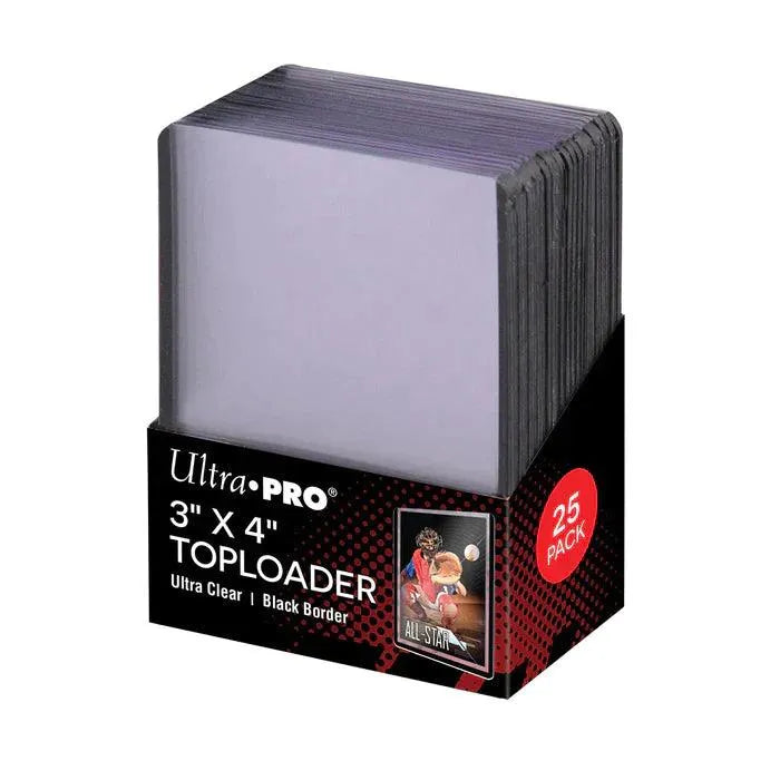 TOPLOADER - 3" X 4" BLACK BORDER (25 PIECES) - ZZGames.dk