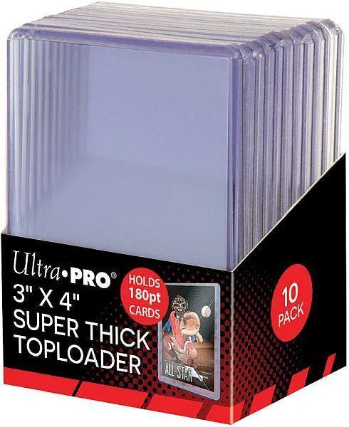 3" x 4" Super Thick Toploader 180PT (10 stk) - ZZGames.dk