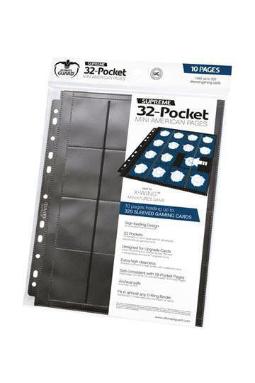 32-Pocket Pages Mini American Black (10) - ZZGames.dk