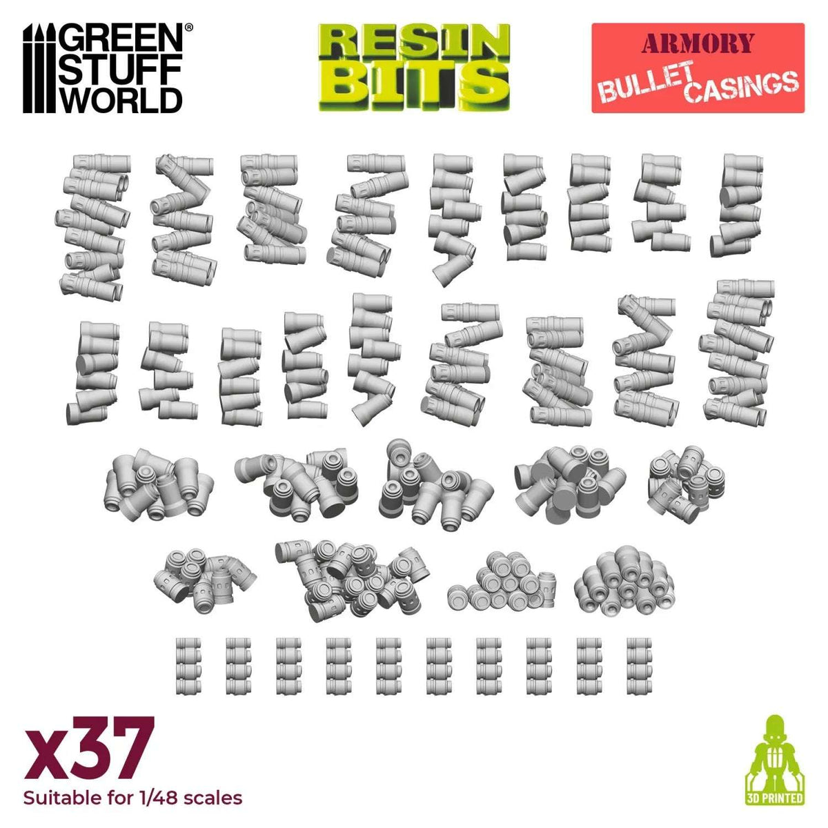 Resin Bullet Casing x37