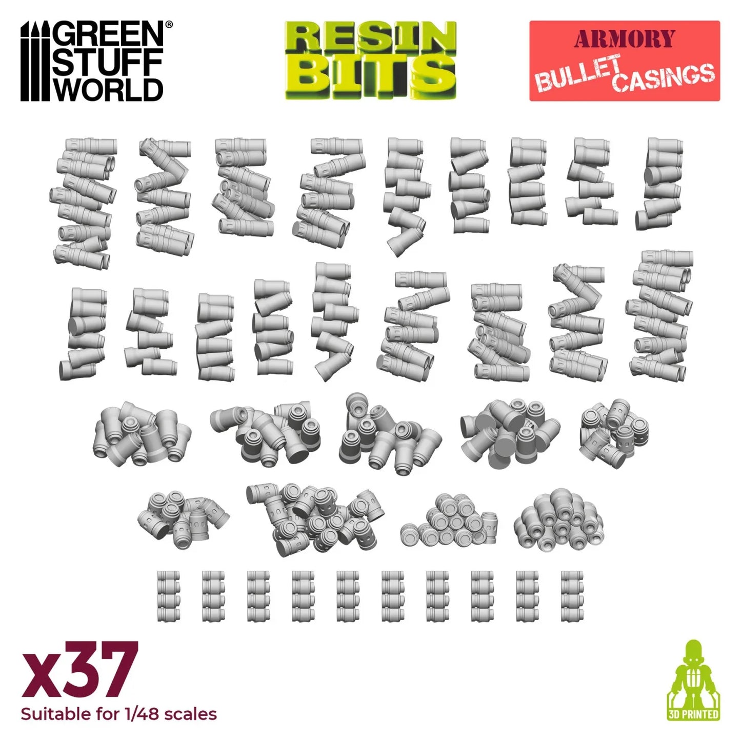 
                  
                    Resin Bullet Casing x37
                  
                