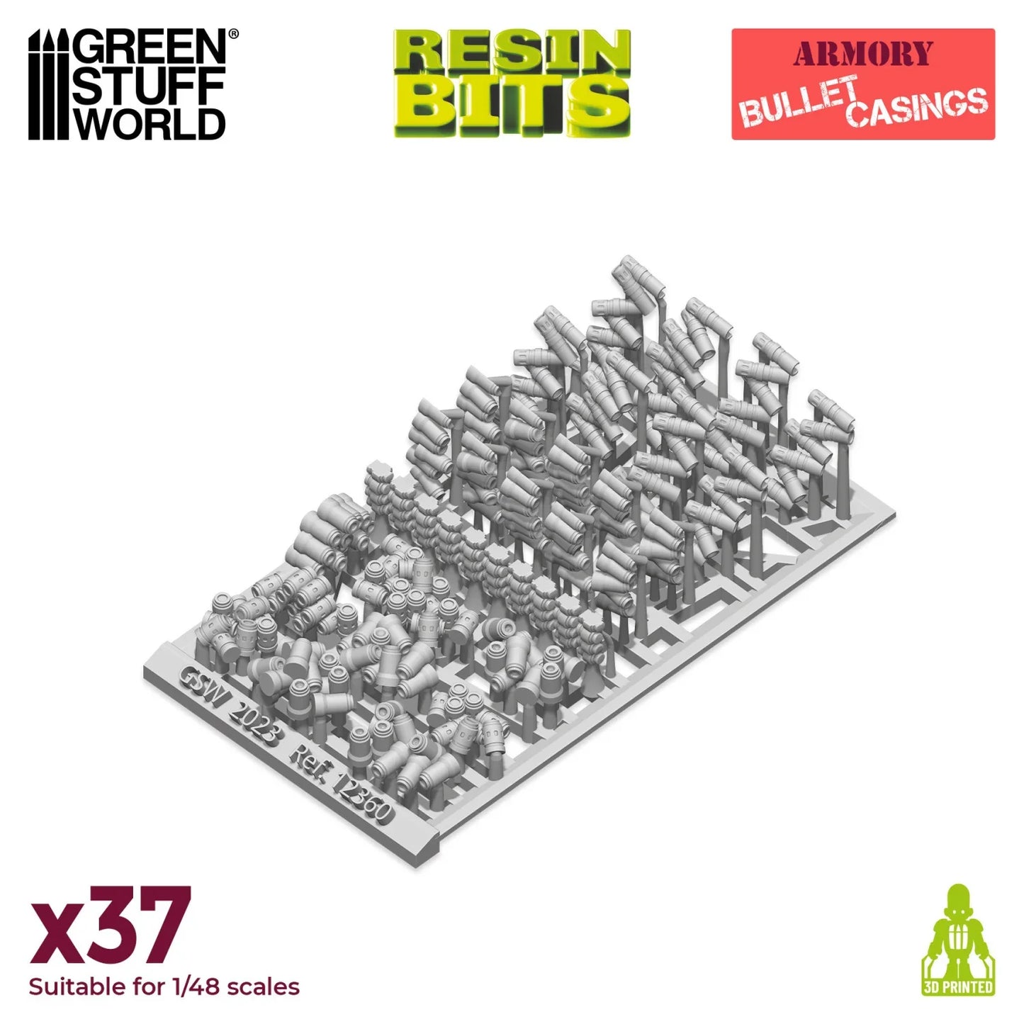 
                  
                    Resin Bullet Casing x37
                  
                