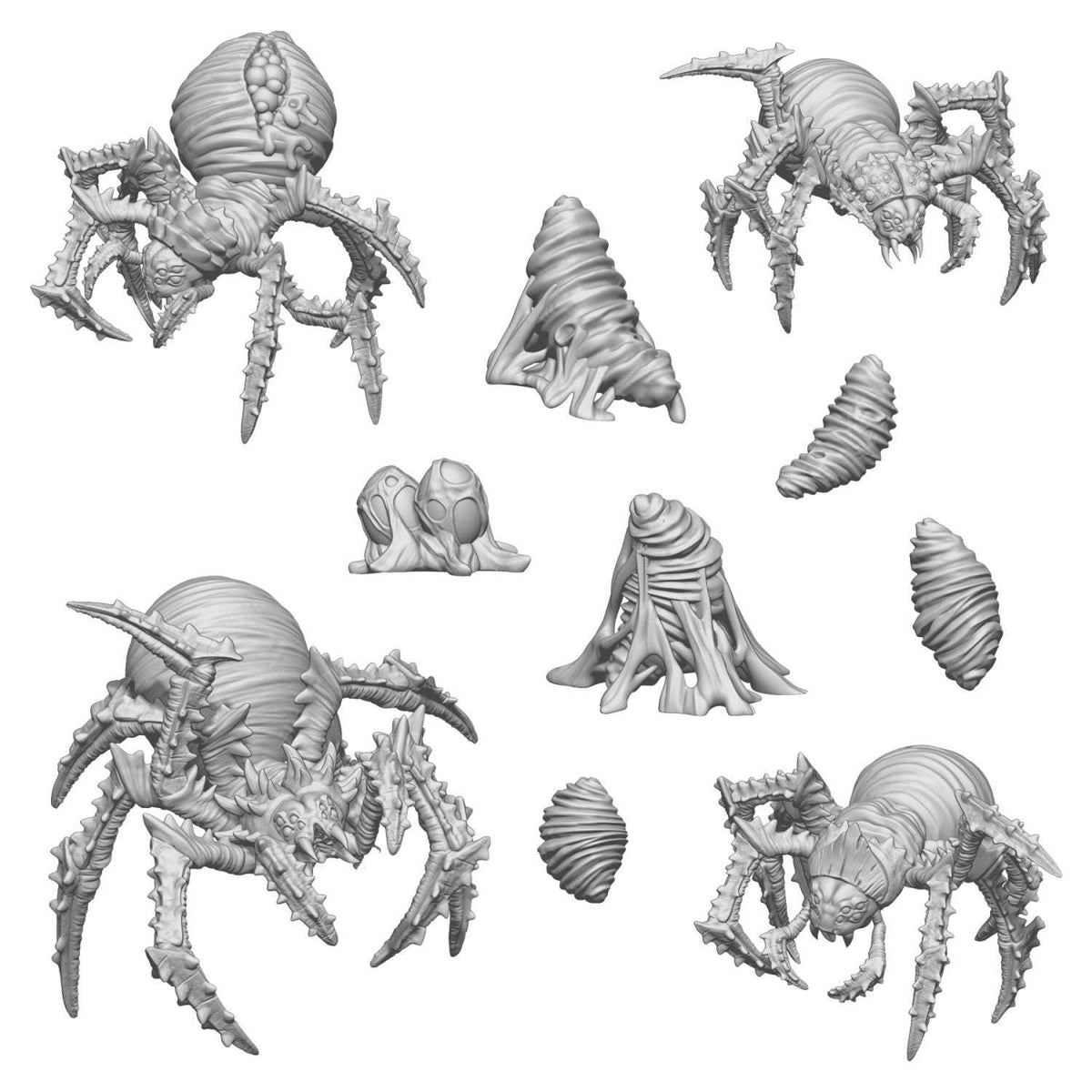 Monster Spiders 1:48