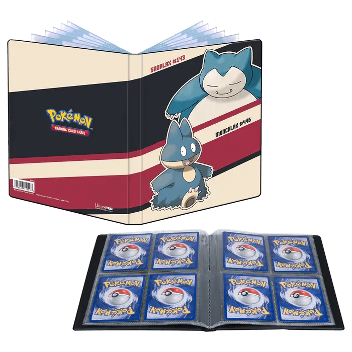 4-Pocket Portfolio Snorlax and Munchlax - ZZGames.dk