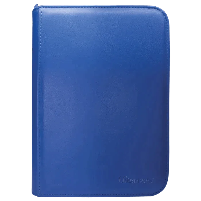 4-Pocket Vivid Zippered PRO-Binder Blue - ZZGames.dk