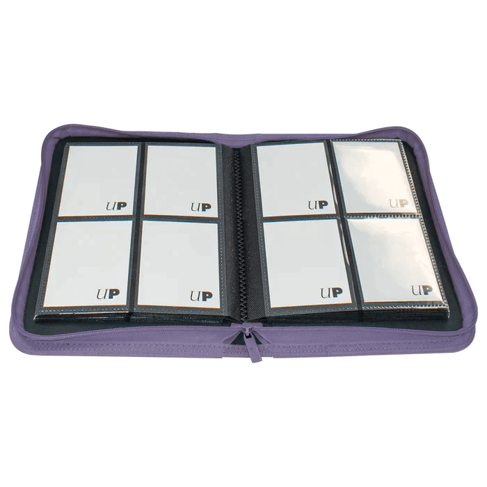4-Pocket Vivid Zippered PRO-Binder Purple - ZZGames.dk
