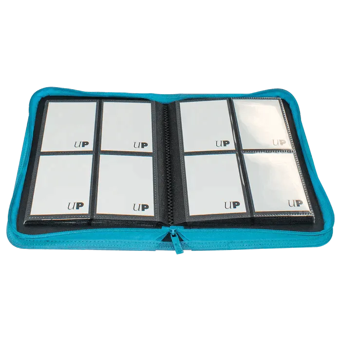 4-Pocket Vivid Zippered PRO-Binder Teal - ZZGames.dk