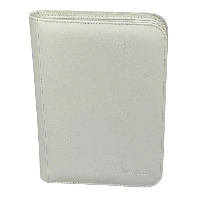 4-Pocket Vivid Zippered PRO-Binder White - ZZGames.dk