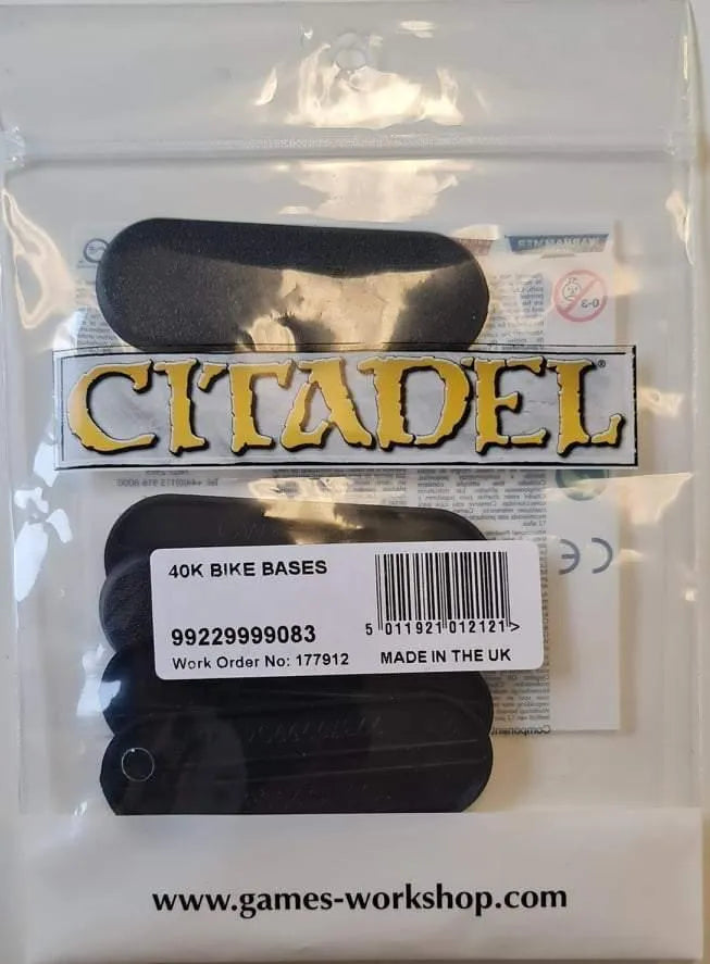 40K BIKE BASES 70x25MM - ZZGames.dk