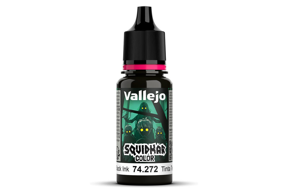 Squidmar Color 272 - Pitch Black Ink 18ml