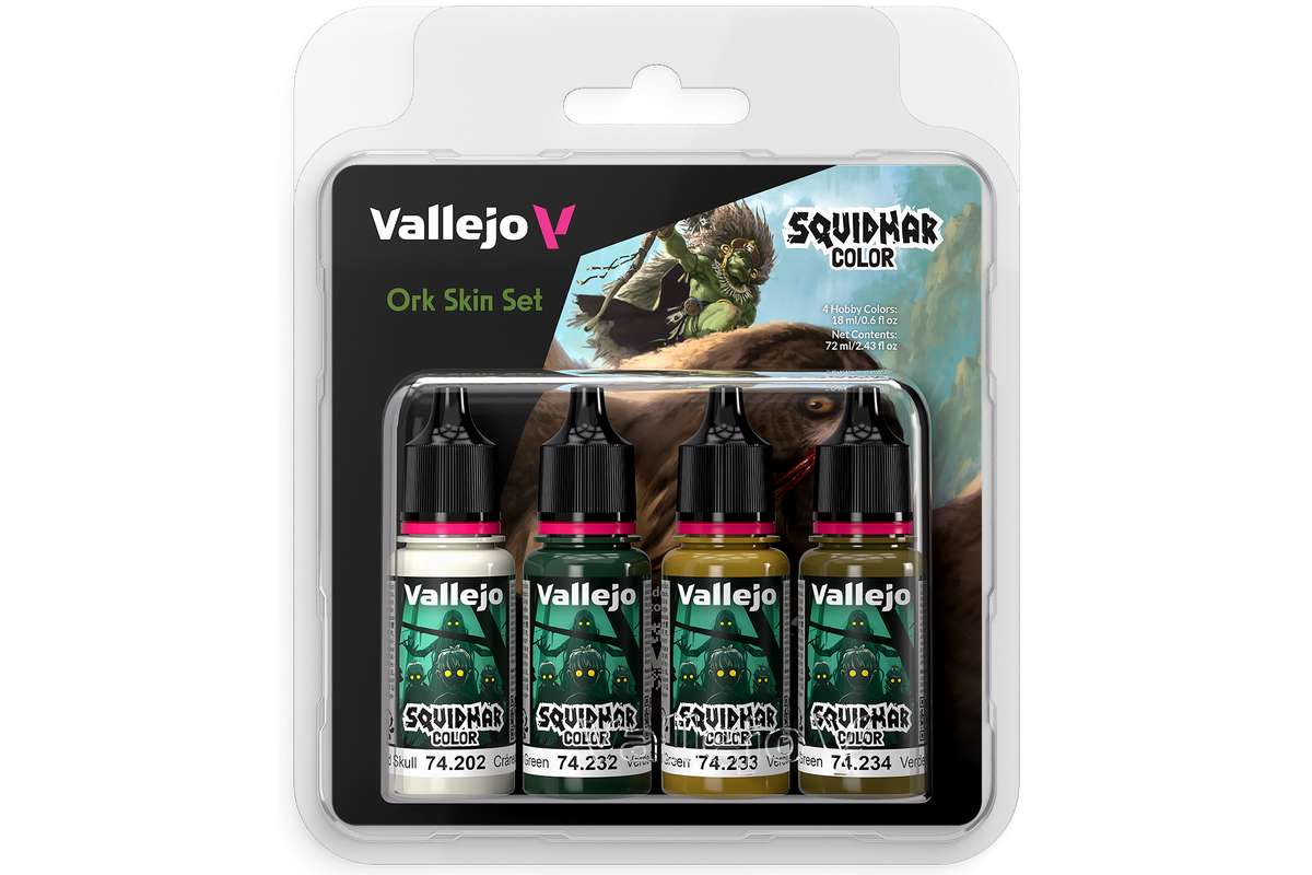 Squidmar Color - Ork Skin set 4x18ml