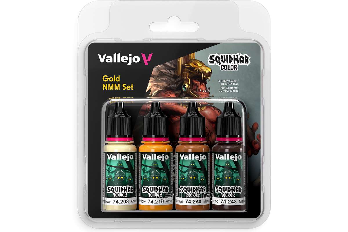 Squidmar Color - Gold NMM set 4x18ml
