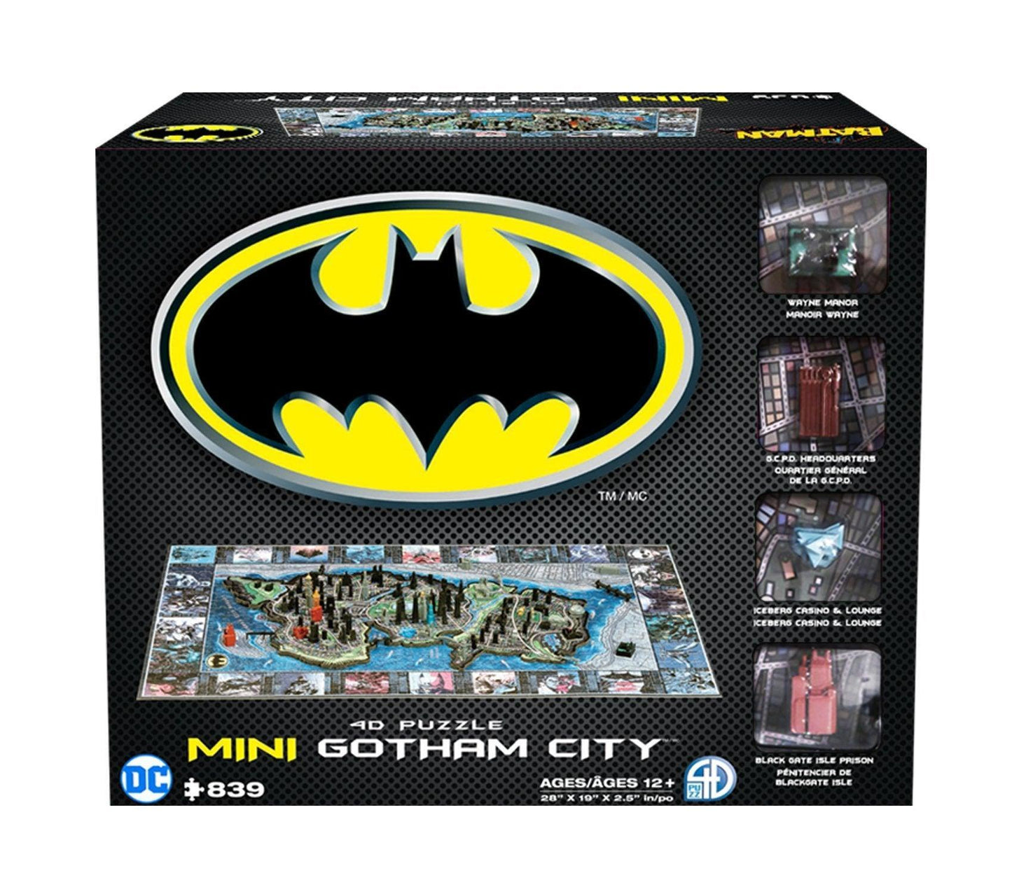 4D Mini Batman Gotham City (839 brikker) - ZZGames.dk