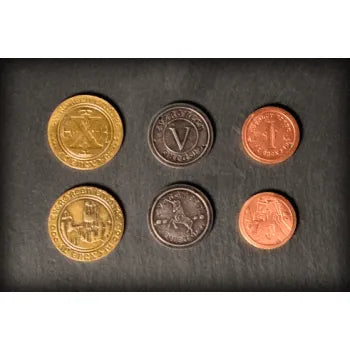 50 Metal Medieval Coins - ZZGames.dk