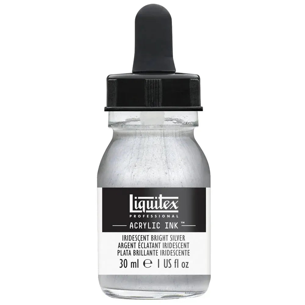 Iridescent Bright Silver Ink - 30ml
