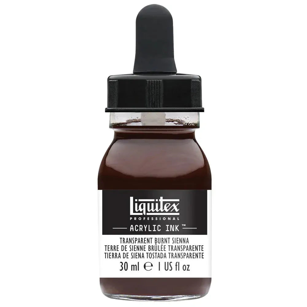 Transparent Burnt Sienna Ink - 30ml