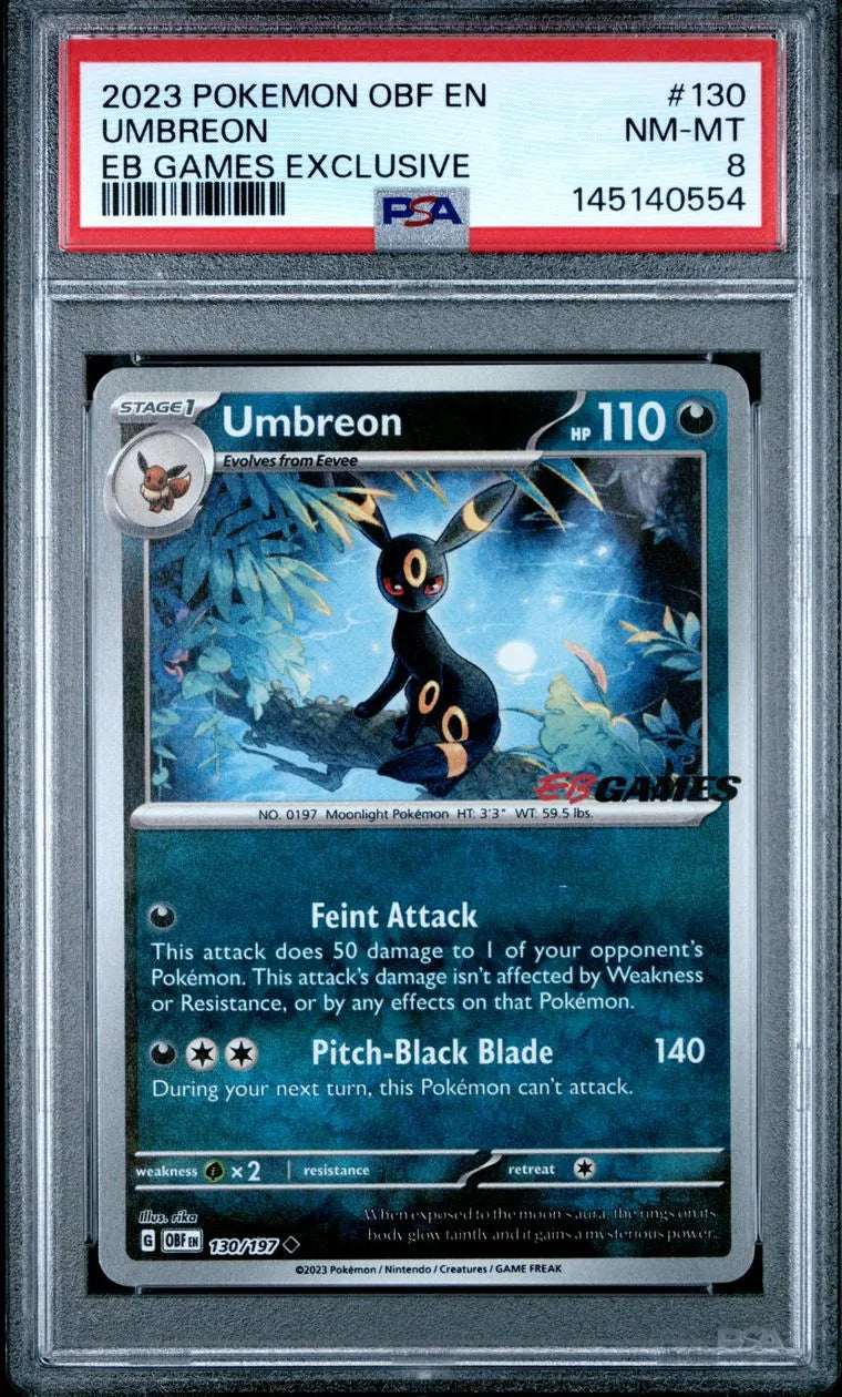 Pokémon Obsidian Flames (EB Games Exclusive) – Umbreon #130