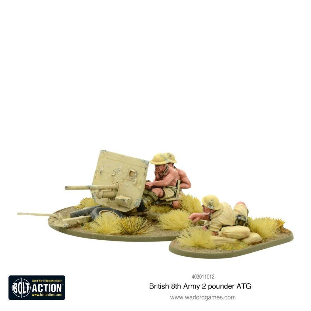 8th Army 2 Pounder Anti-tank Gun - ZZGames.dk