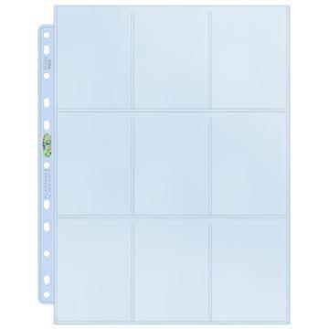 9-Pocket Platinum Series Page for Standard Size Cards (100 pcs) - ZZGames.dk