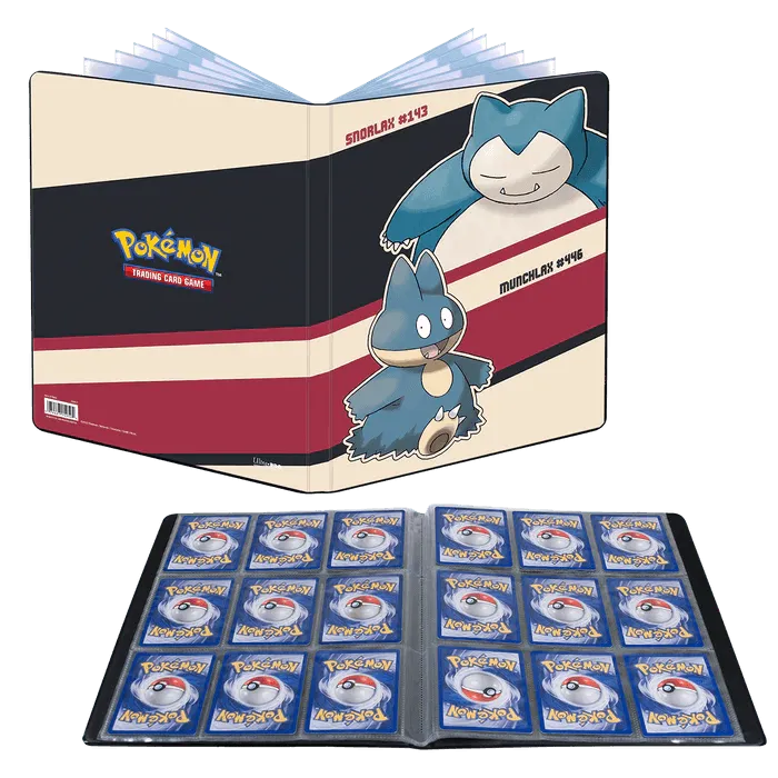 9-Pocket Portfolio Snorlax and Munchlax - ZZGames.dk