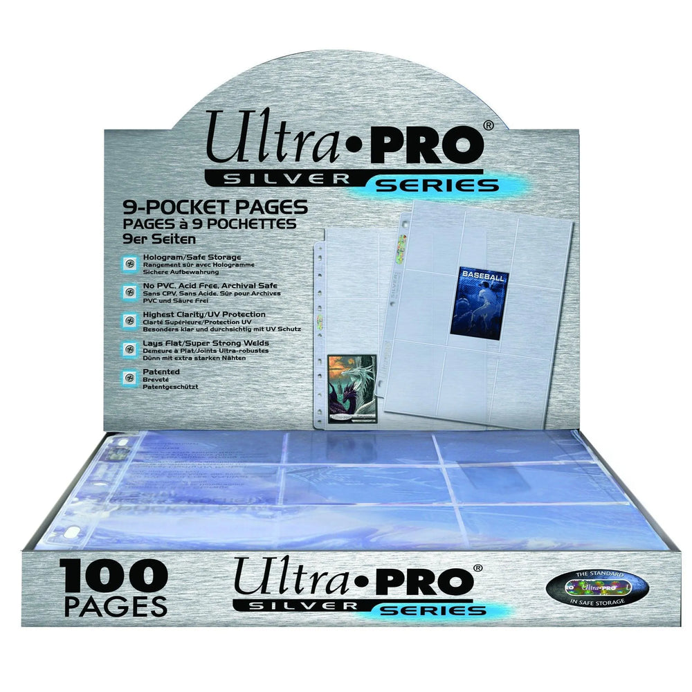 9-Pocket Silver Series Page for Standard Size Cards (1 pcs) - ZZGames.dk