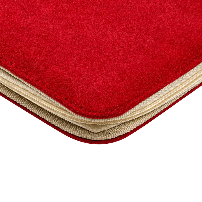 9-Pocket Vivid Zippered Deluxe PRO-Binder Red - ZZGames.dk