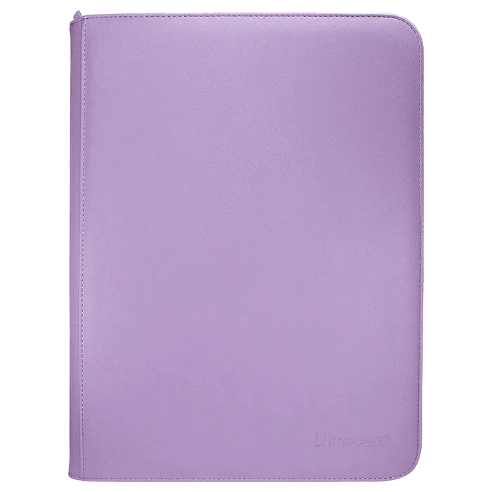 9-Pocket Vivid Zippered PRO-Binder Purple - ZZGames.dk