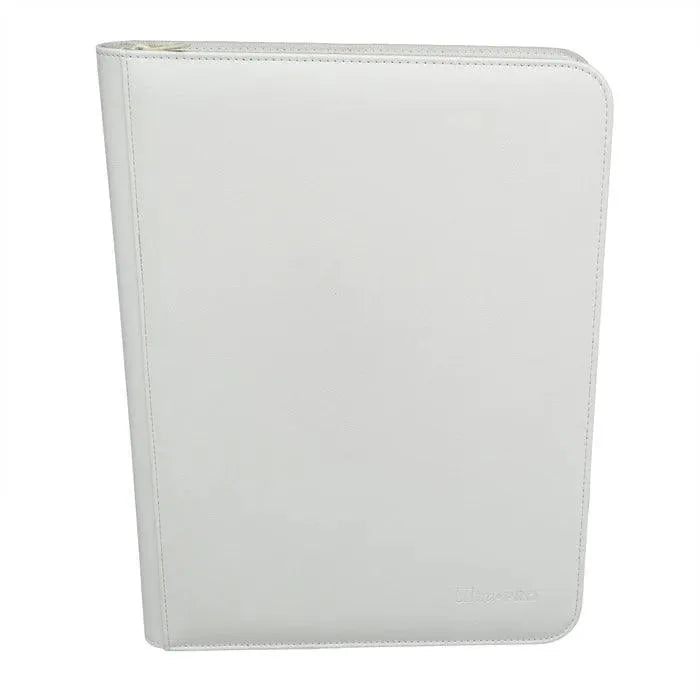 9-Pocket Vivid Zippered PRO-Binder White - ZZGames.dk