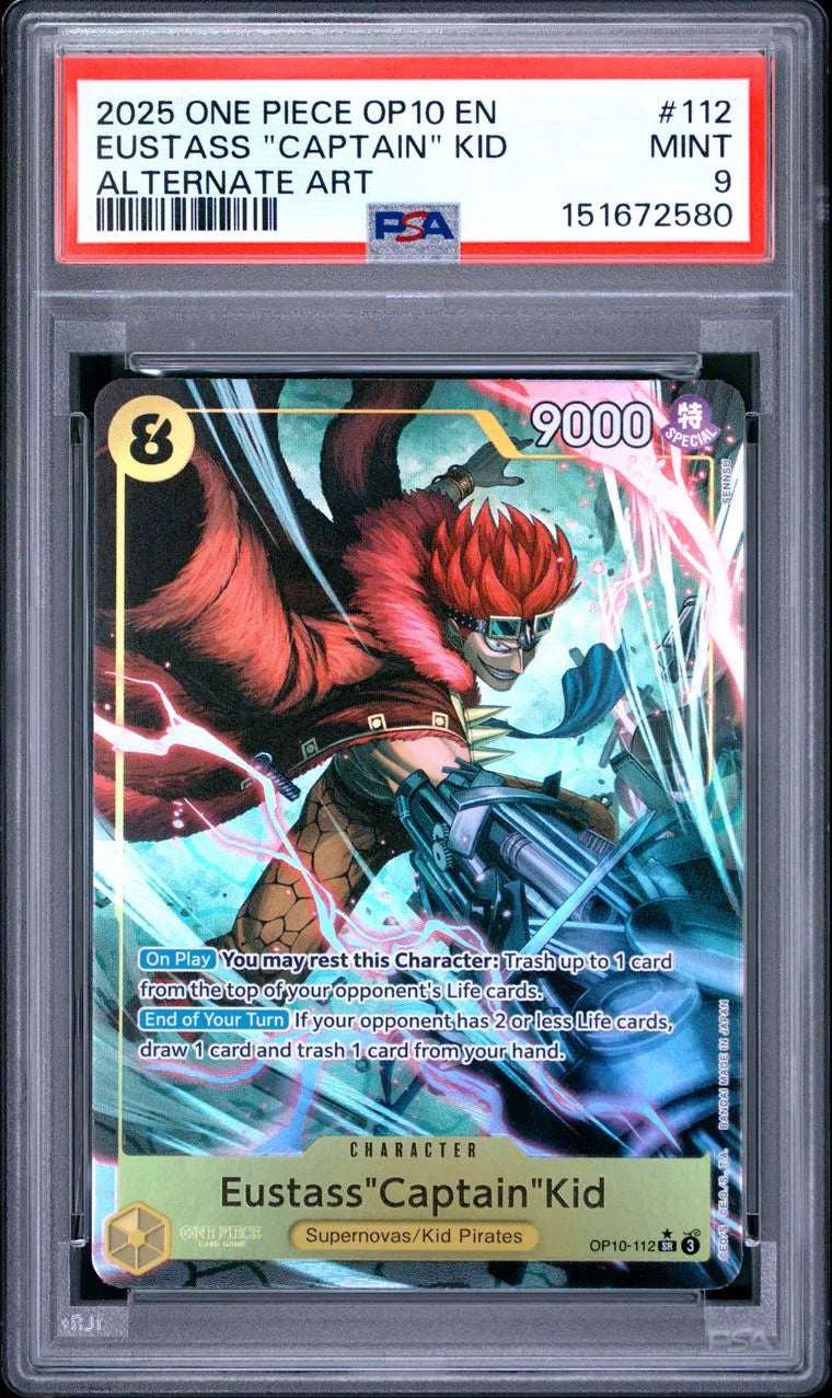 One Piece OP10 – Eustass “Captain” Kid (Alternate Art) #112