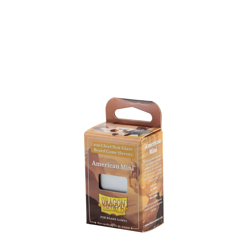 American Mini - Clear/Non-Glare - Board Game Sleeves