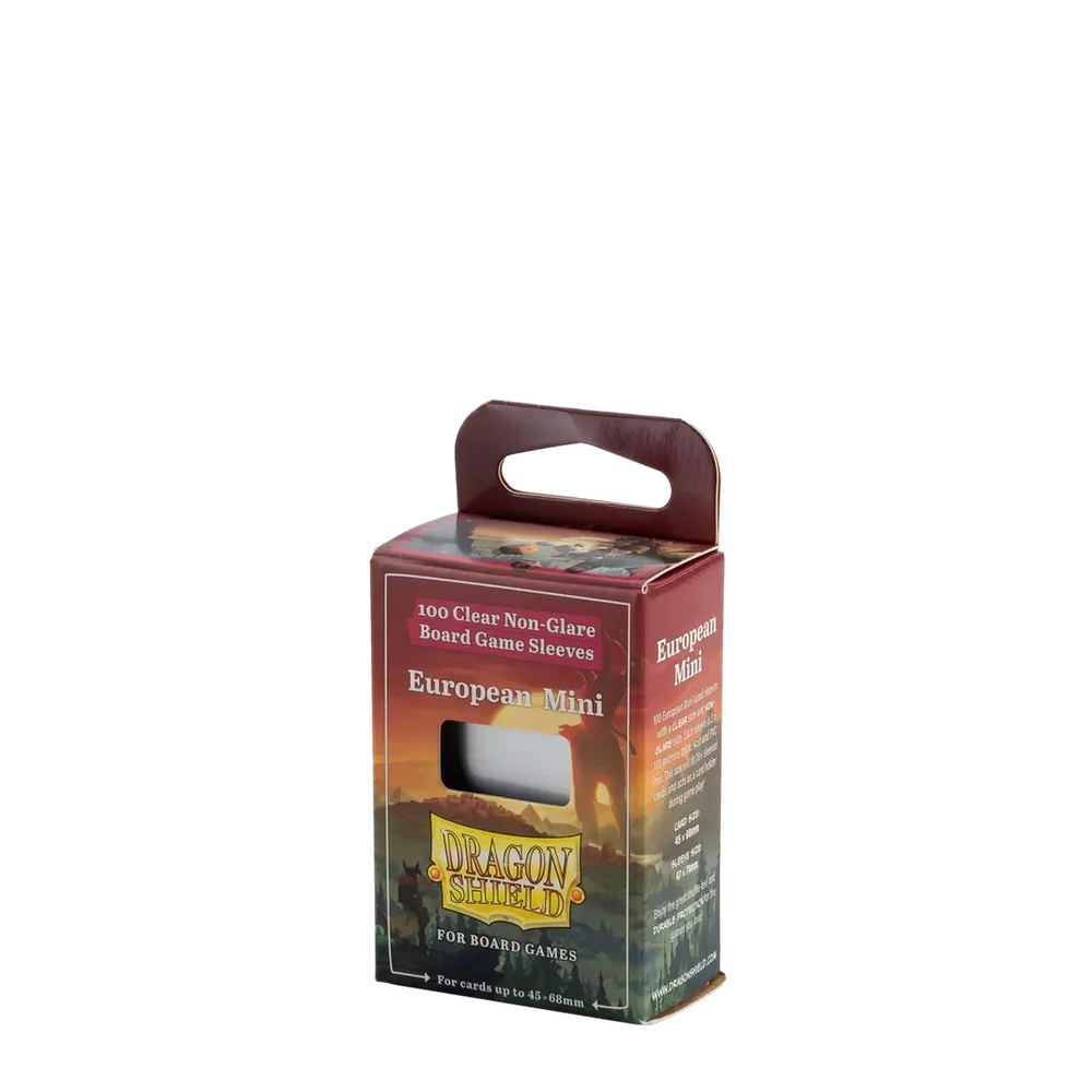 European Mini - Clear/Non-Glare - Board Game Sleeves