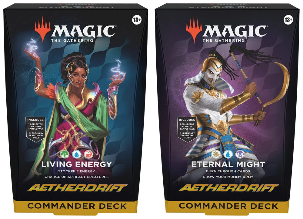 Aetherdrift Commander Decks (begge 2 decks)