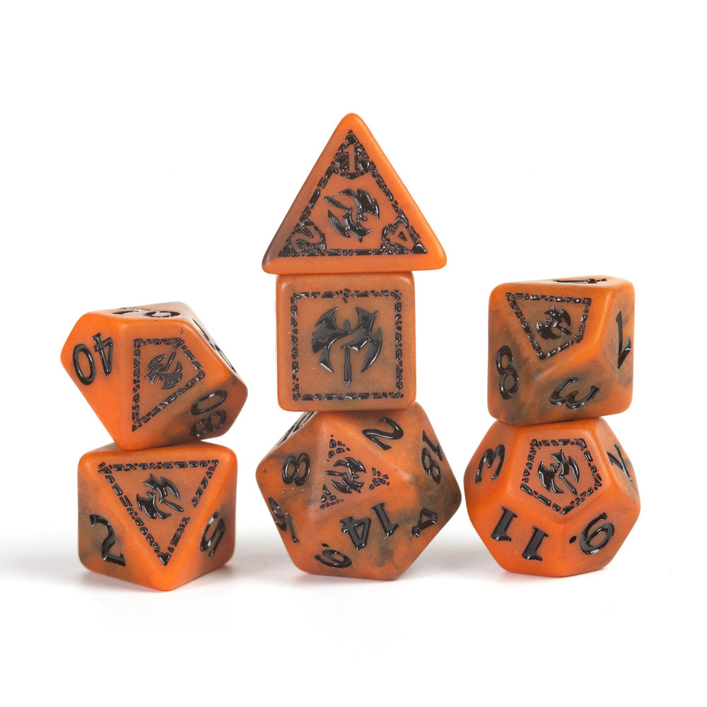 Dungeons & Dragons Adventure Dice - Barbarian: Orange