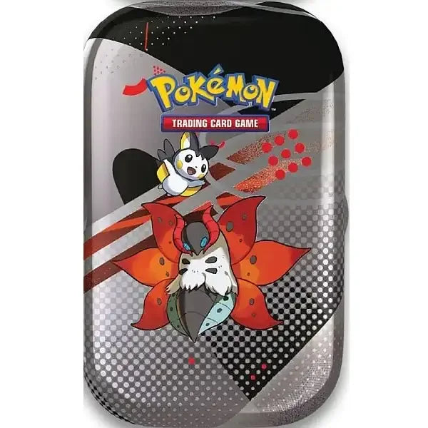 Scarlet & Violet: Black Bolt & White Flare - Mini Tin Volcarona & Emolga