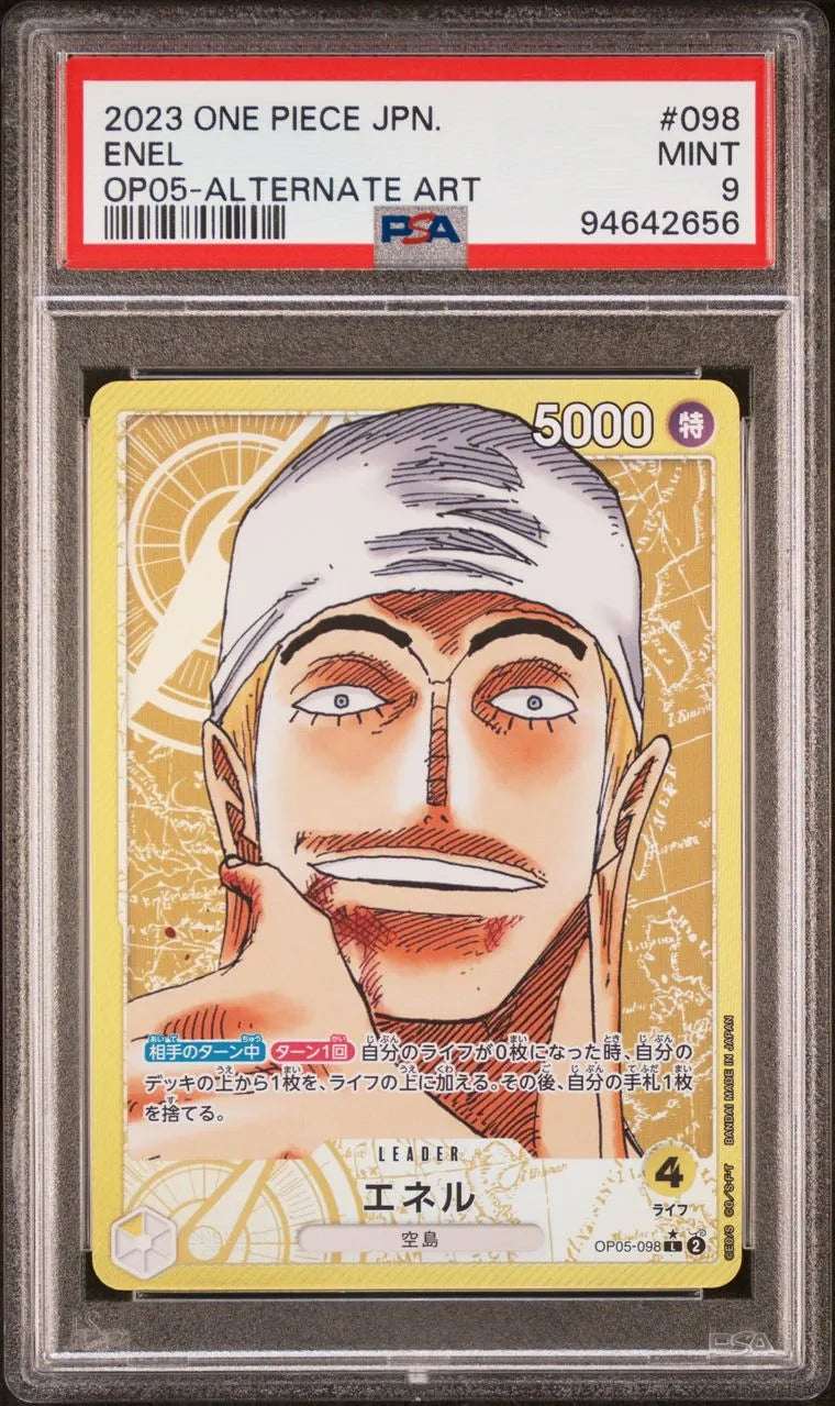 One Piece OP05 Alternate Art – Enel #098