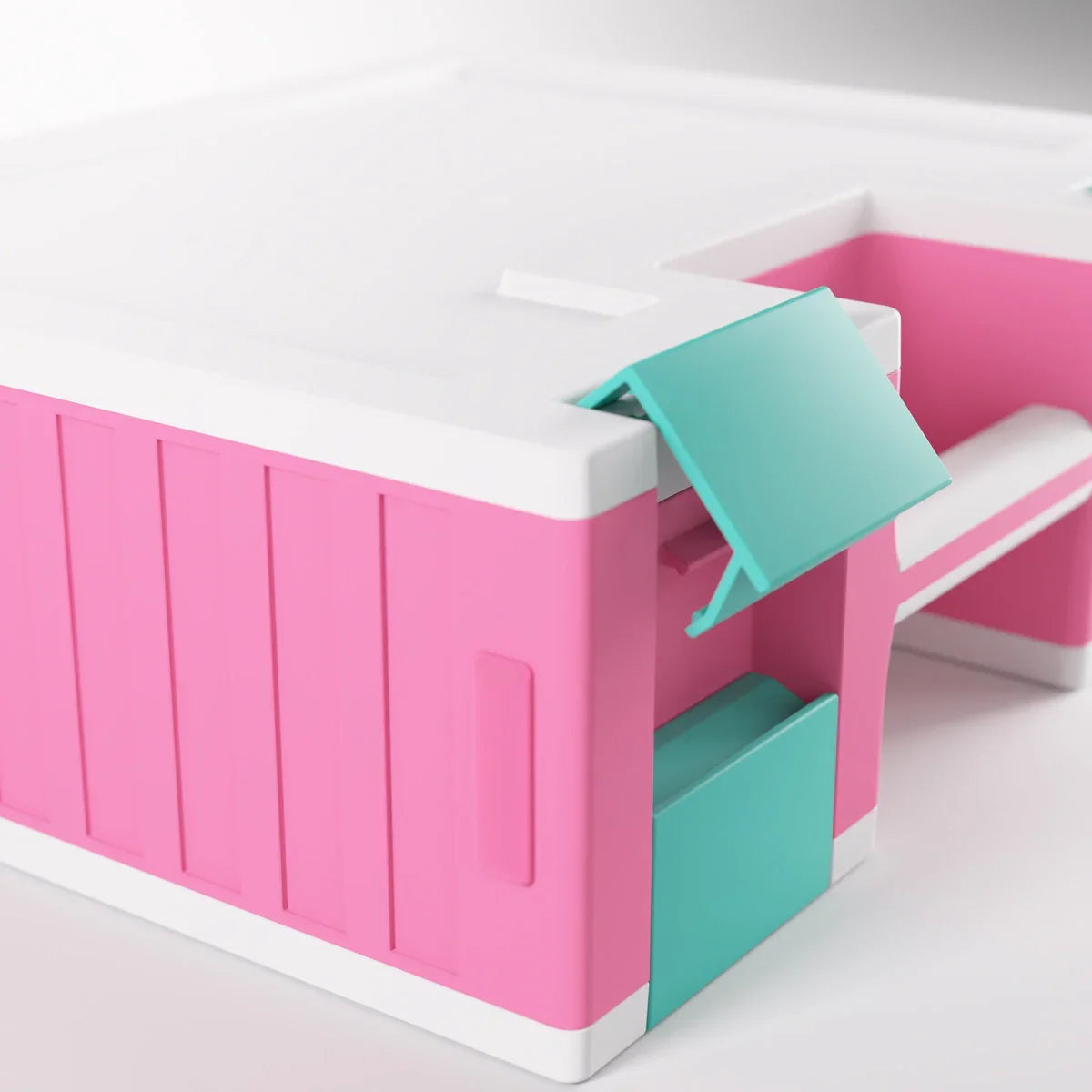 
                  
                    Game Castle Pink / White / Teal
                  
                
