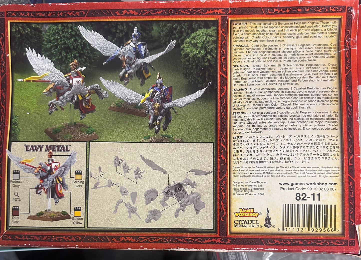 
                  
                    WARHAMMER: BRETONNIAN PEGASUS KNIGHTS
                  
                